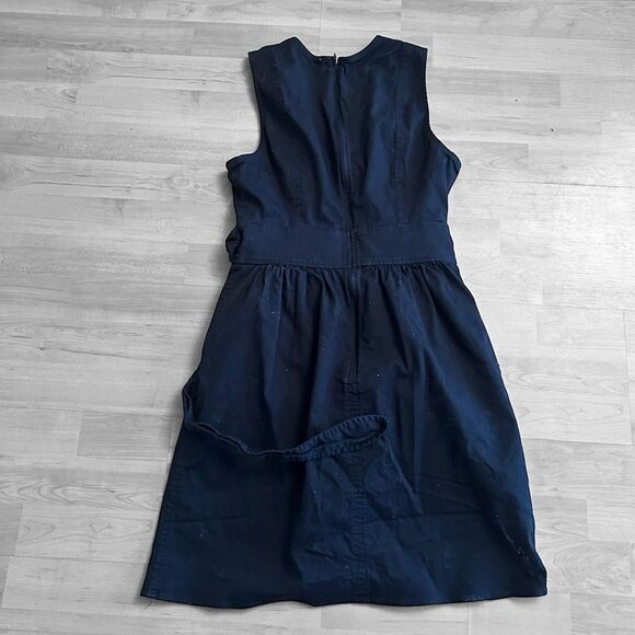 Marissa Webb Collective Navy Tie Waist Dress Size 8 - Picture 7 of 7